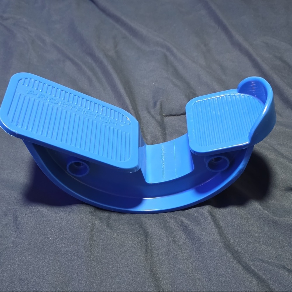 ProStretch Non-Slip Blue Plastic Calf Stretcher for Legs Gym Training, 1pc